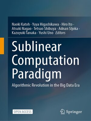 cover image of Sublinear Computation Paradigm